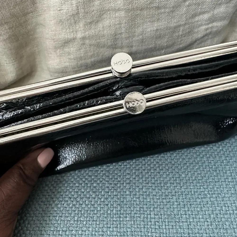 HOBO Black Lauren Clutch-Wallet